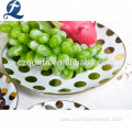 Dinnerware Round Shape Table Dishes With Polka Dot